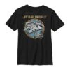 Boy's Star Wars Galactic Ship Journey T-Shirt -Fifthsun Shirts 16STRW891WC Battleship 5
