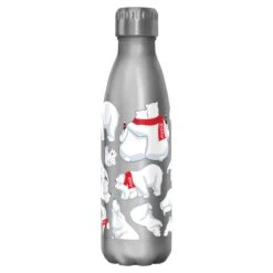 Coca-Cola Coca Cola Christmas Polar Bears Stainless Steel Water Bottle