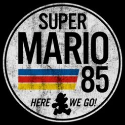 Men's Nintendo Super Mario Retro Rainbow Ring T-Shirt -Fifthsun Shirts 16nntd902b mario is go comp swatch