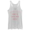 Women's CHIN UP Good Comes To Those Who Sweat Racerback Tank Top -Fifthsun Shirts 17CHIN00094A 001 Good Good Things 82 1