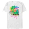Men's Jurassic World Retro '93 Surf Nublar T-Shirt -Fifthsun Shirts 17JWOR00082A 001 Dayglo Raptors 78