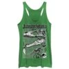 Women's Jurassic World: Fallen Kingdom T. Rex Details Racerback Tank Top -Fifthsun Shirts 17JWOT00013B 009 Bones Brigade 52 82 1