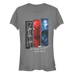 Junior's Marvel Spider-Man: Homecoming Character Panel T-Shirt
