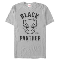 Men's Marvel Black Panther 2018 Classic T-Shirt -Fifthsun Shirts 17MARF00239B 002 Bold Panther 82 100 17