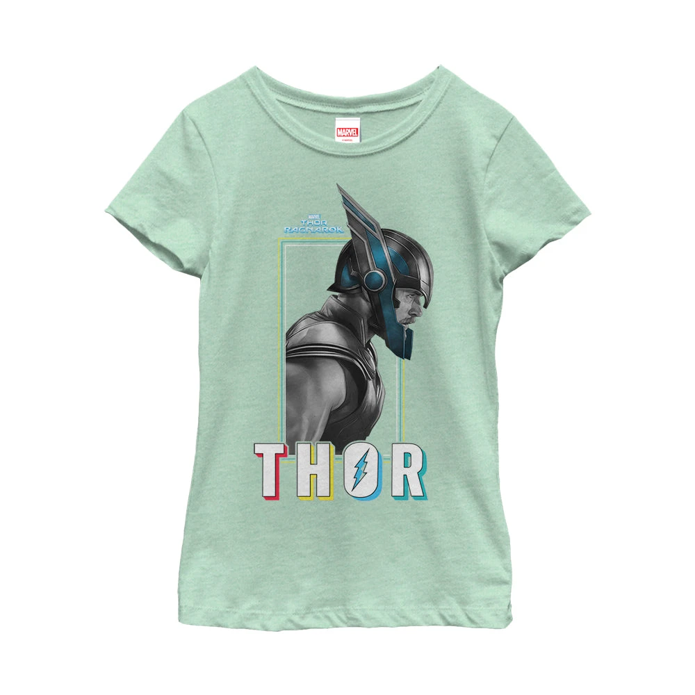 Girl's Marvel Thor: Ragnarok Profile T-Shirt 3 Girl's Marvel Thor: Ragnarok Profile T-Shirt