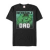 Men's Marvel Father's Day Hulk Incredible Dad T-Shirt 1 Men's Marvel Father's Day Hulk Incredible Dad T-Shirt -Fifthsun Shirts 17MARV00108A 001 Incredible Dad 04 1