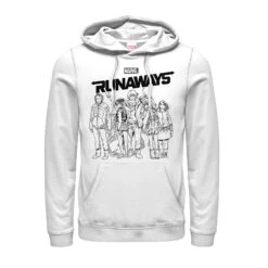 Men's Marvel Runaways Sleek Team Pull Over Hoodie