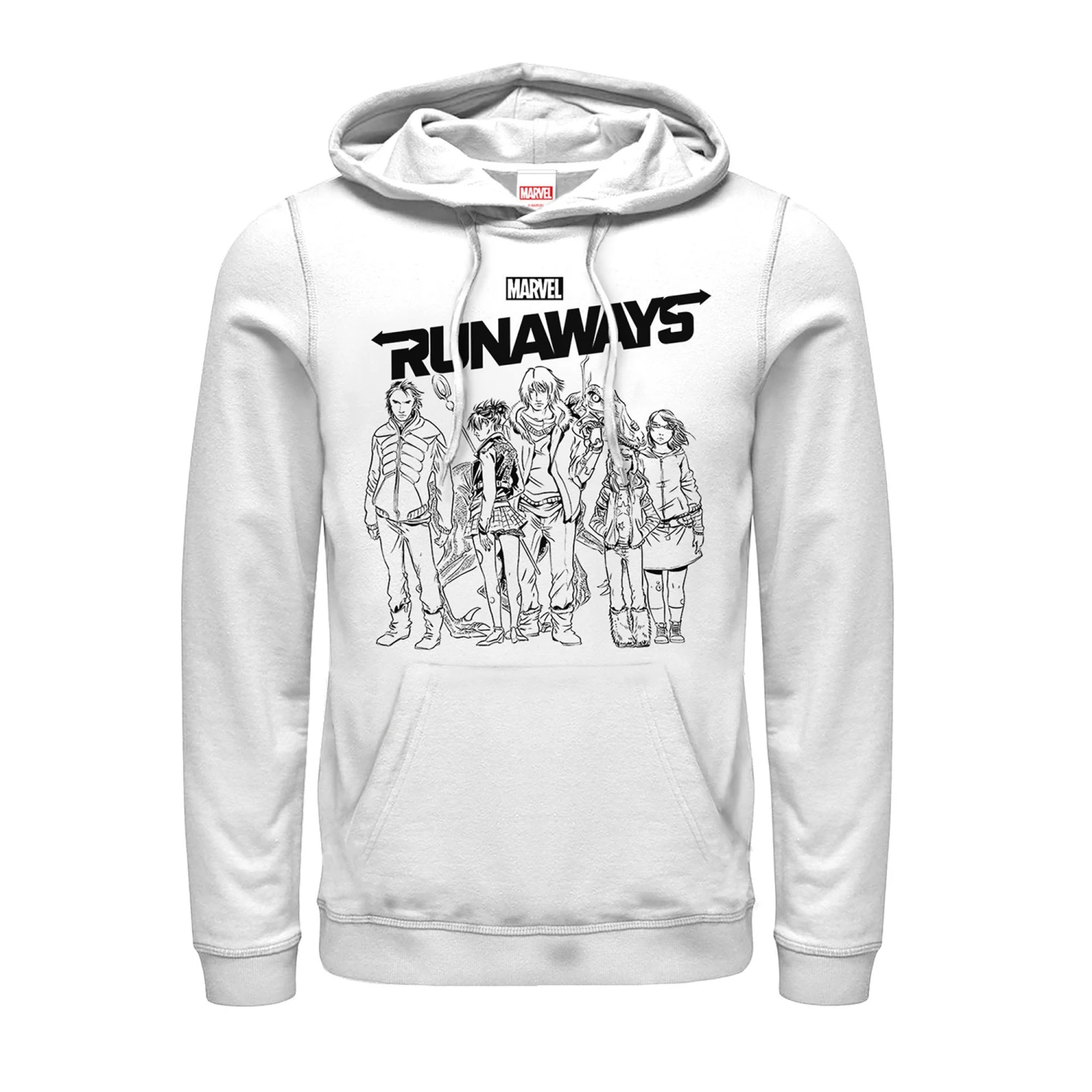 Men's Marvel Runaways Sleek Team Pull Over Hoodie 3 Men's Marvel Runaways Sleek Team Pull Over Hoodie