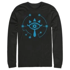 Men's Nintendo Zelda Breath Of The Wild Eye Long Sleeve Shirt