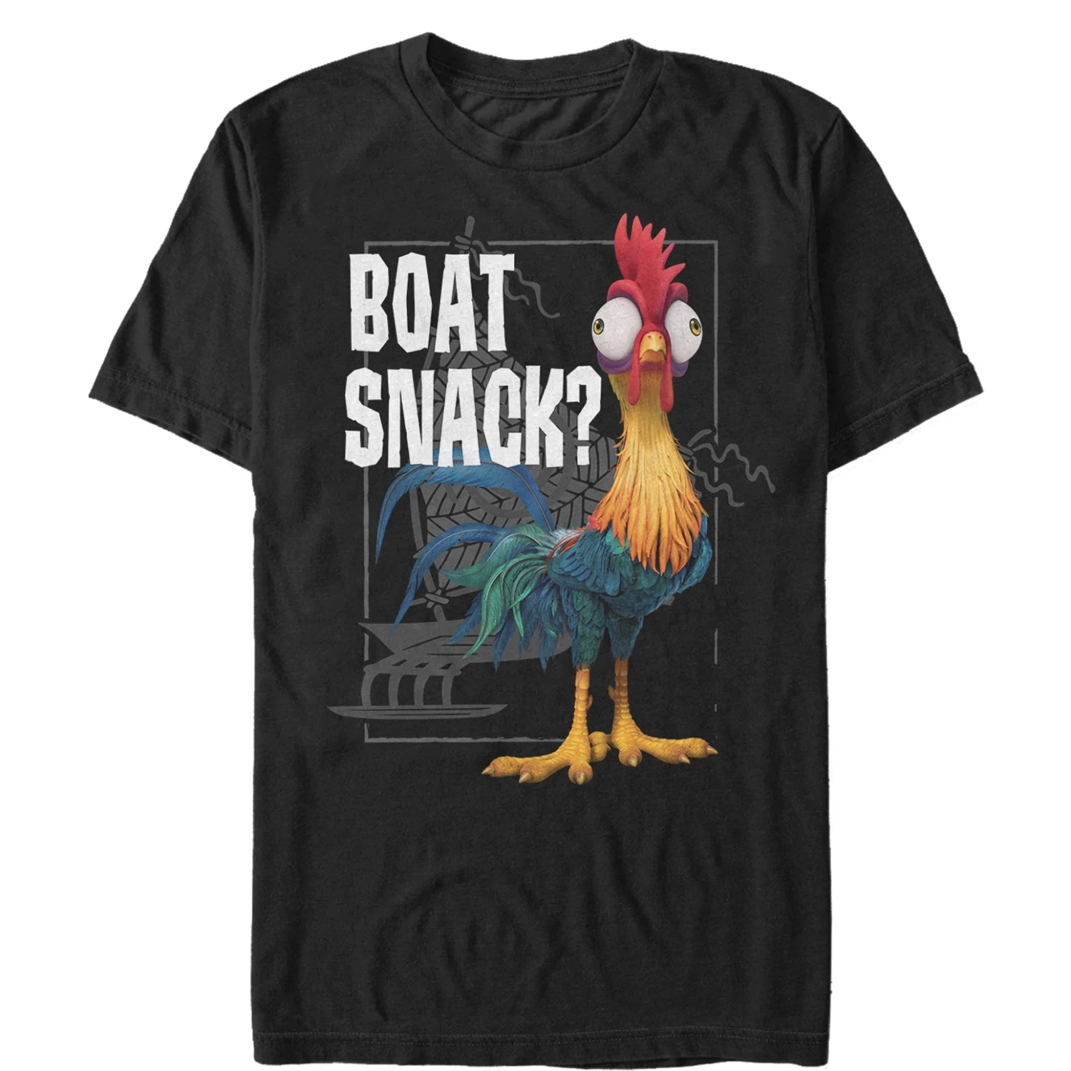 Men's Moana Hei Hei Boat Snack T-Shirt 3 Men's Moana Hei Hei Boat Snack T-Shirt