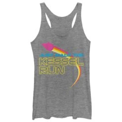 Women's Solo: A Star Wars Story Made Kessel Run Rainbow Racerback Tank Top