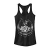 Junior's Lost Gods Celestial Flower Pattern Racerback Tank Top -Fifthsun Shirts 17VLIN04025A 006 Lotus Moon 88 147