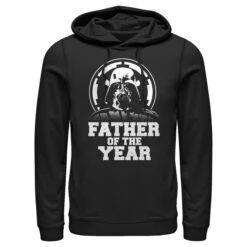 Men's Star Wars Father's Day Vader Father Of The Year Pull Over Hoodie