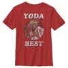 Boy's Star Wars Valentine's Day Yoda Best T-Shirt -Fifthsun Shirts 17strw01439a 007 yoda best 82 148 copy
