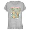 Junior's Teenage Mutant Ninja Turtles Distressed Team In Action T-Shirt -Fifthsun Shirts 17tmnt00025a 007 classic turtle group 82 132 copy