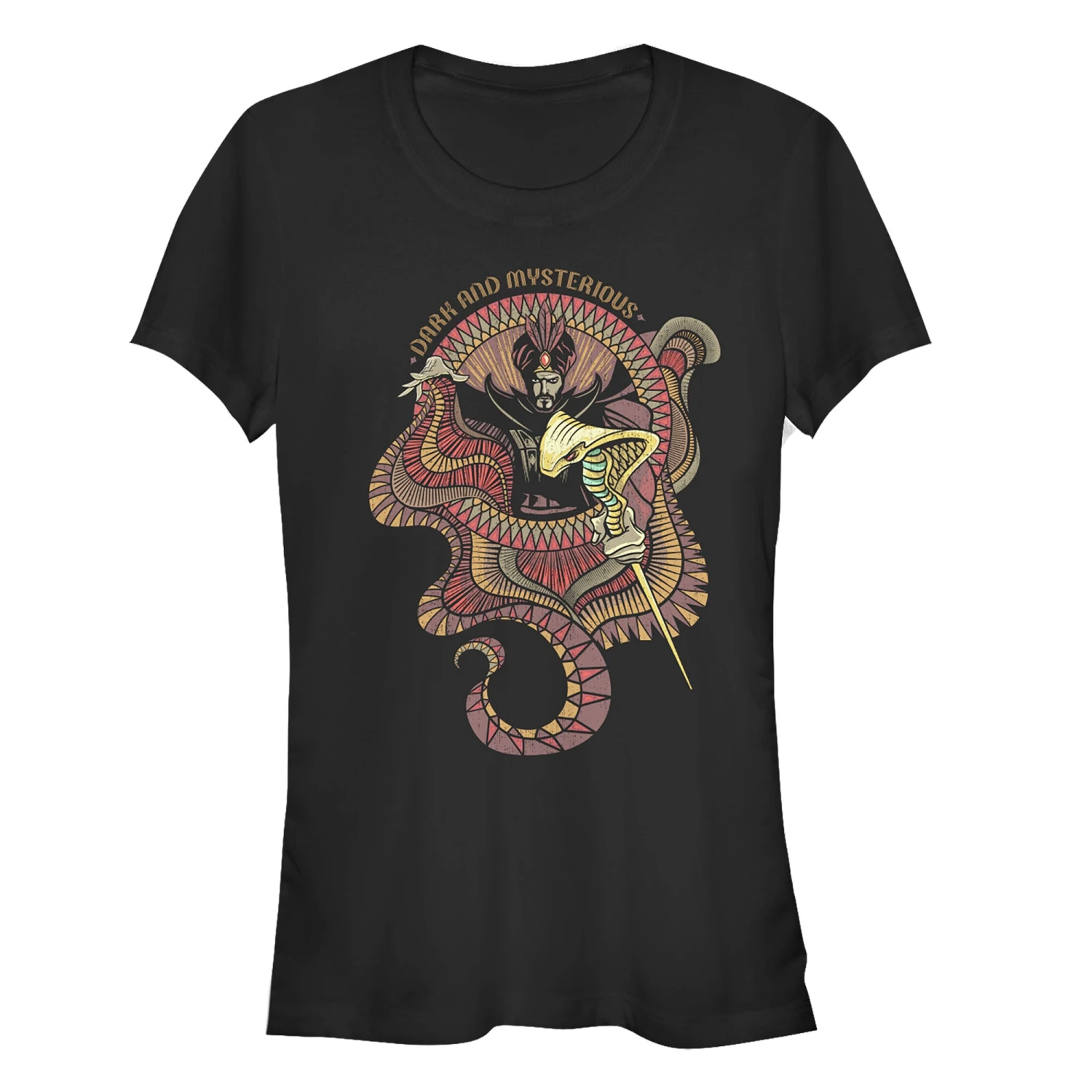Junior's Aladdin Jafar Mysterious Snake T-Shirt 3 Junior's Aladdin Jafar Mysterious Snake T-Shirt