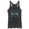 Women's CHIN UP Not The Instructor Racerback Tank Top