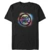 Men's The Late Late Show With James Corden Drop The Mic Spray Paint T-Shirt