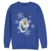 Men's Frozen Olaf Smile Sweatshirt 1 Men's Frozen Olaf Smile Sweatshirt -Fifthsun Shirts 18FRZN00024A 002 Olaf Hat 54 6
