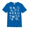 Boy's Marvel Avengers: Avengers: Infinity War Character Badges T-Shirt -Fifthsun Shirts 18MARF00059A 002 Avengers Symbol 54 113
