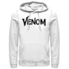 Men's Marvel Venom Film Bold Logo Pull Over Hoodie -Fifthsun Shirts 18MARF00293A 003 Venom Logo Black 113 5