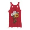 Women's Marvel Valentine's Day Groot Flower Racerback Tank Top -Fifthsun Shirts 18MARV00003A 002 Mine Groot 86