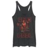 Women's Marvel Deadpool Stripes Racerback Tank Top -Fifthsun Shirts 18MARV00237A 002 DEADPOOL 82