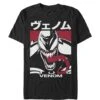Men's Marvel Venom Japanese Kanji Character T-Shirt 1 Men's Marvel Venom Japanese Kanji Character T-Shirt -Fifthsun Shirts 18MARV00647A 001 Venom Kanji Block 125