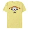 Men's Despicable Me Minions Minions Carl Pigtails Big Face T-Shirt
