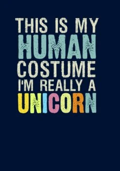 Men's Lost Gods Unicorn In Human Costume Sweatshirt -Fifthsun Shirts 18MISC01963A 016 Unicorn human costume 04 148 swatch