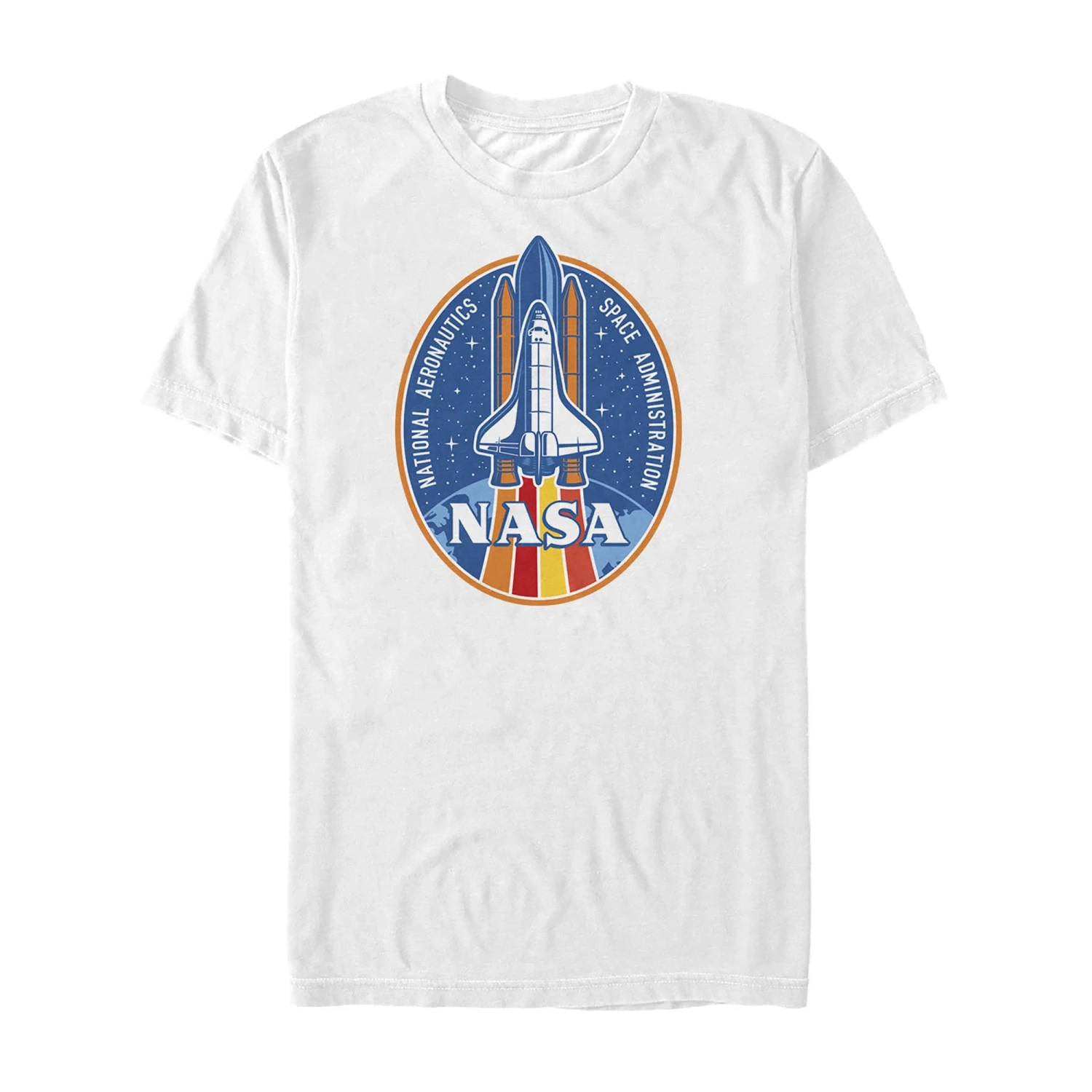 Men's NASA Retro Rocket Emblem T-Shirt 3 Men's NASA Retro Rocket Emblem T-Shirt