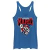 Women's Nintendo Team Super Mario Emblem Racerback Tank Top 2 Women's Nintendo Team Super Mario Emblem Racerback Tank Top -Fifthsun Shirts 18NNTD00177A 005 Team Mario 52 107