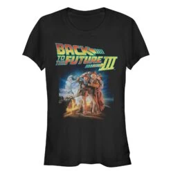Junior's Back To The Future Part 3 Character Pose T-Shirt