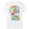 Men's The Little Mermaid Character Poster T-Shirt -Fifthsun Shirts 18PRIN00243A 001 Mermaid Cover 112