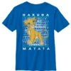 Boy's Lion King Simba Diagonal Stripe T-Shirt