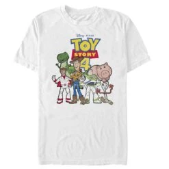 Men's Toy Story Character Logo Party T-Shirt -Fifthsun Shirts 18PXTF00010A 027 Toy Crew 78 132 6
