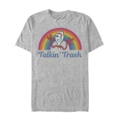 Men's Toy Story Forky Talkin' Trash Rainbow T-Shirt -Fifthsun Shirts 18PXTF00081A 069 Talkin Trash 61 132 6
