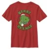 Boy's Toy Story Christmas Santa Rex T-Shirt -Fifthsun Shirts 18PXTS00024A 007 Merry Rexmas 52 143