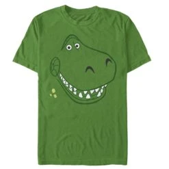 Men's Toy Story Grinning Rex Face T-Shirt