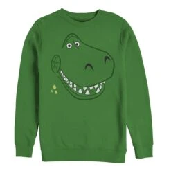 Men's Toy Story Grinning Rex Face Sweatshirt