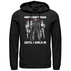 Men's Star Wars Christmas Dark Side Party Pull Over Hoodie