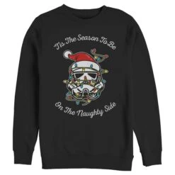 Men's Star Wars Christmas Stormtrooper Naughty Side Sweatshirt