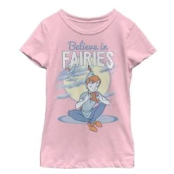 Girl's Peter Pan Believe In Fairies T-Shirt