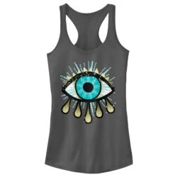 Junior's CHIN UP Eye Of All Racerback Tank Top