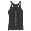 Women's CHIN UP Rainbow Chakra Racerback Tank Top