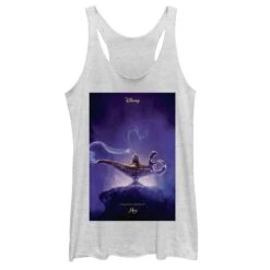 Women's Aladdin Choose Wisely Movie Poster Racerback Tank Top -Fifthsun Shirts 18aldn00051a 027 aladdin live action poster 107 132