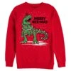Men's Lost Gods Merry Rex-Mas Sweatshirt -Fifthsun Shirts 18misc00167a 001 dino christmas 66 copy