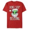 Men's Lost Gods Aliens Believe T-Shirt 2 Men's Lost Gods Aliens Believe T-Shirt -Fifthsun Shirts 18misc02200a 001 alien santa believe 04 copy