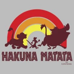 Girl's Lion King Hakuna Matata Rainbow T-Shirt -Fifthsun Shirts 18pxlk00110e 007 hakuna rainbow 17 148 swatch