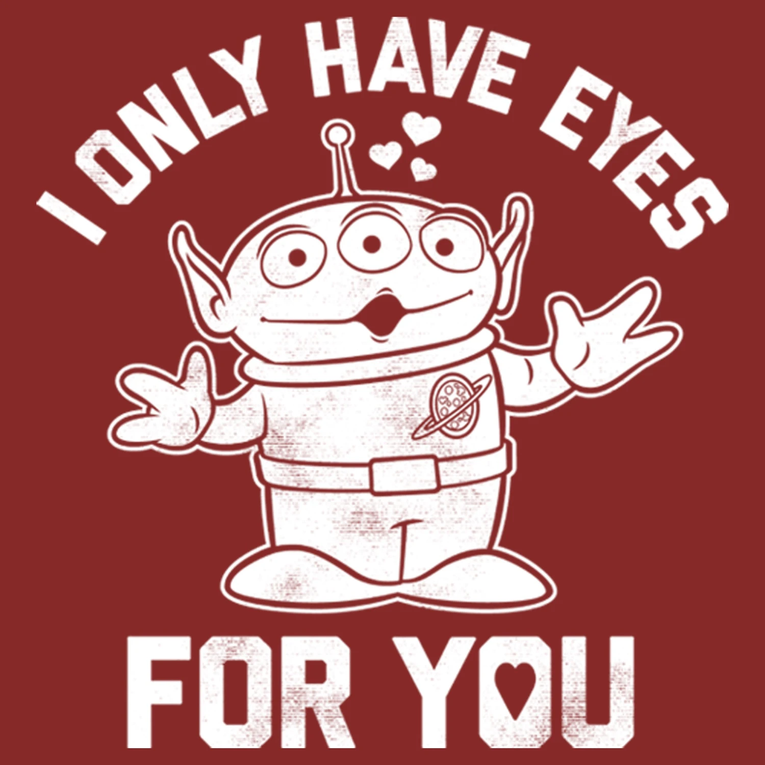 Women's Toy Story Alien I Only Have Eyes For You T-Shirt 4 Women's Toy Story Alien I Only Have Eyes For You T-Shirt - Image 2